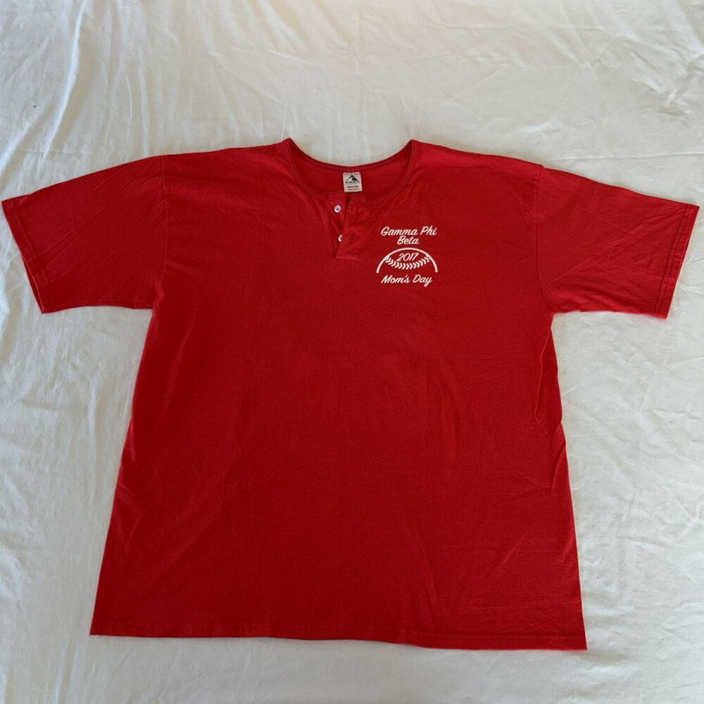 Augusta Sportswear Women's Henley Short Sleeve Shirt 2XL Excellent Condition